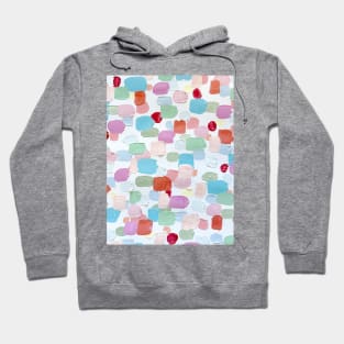 I Love To Paint Aesthetic Pastel Paint Brush Strokes Hoodie